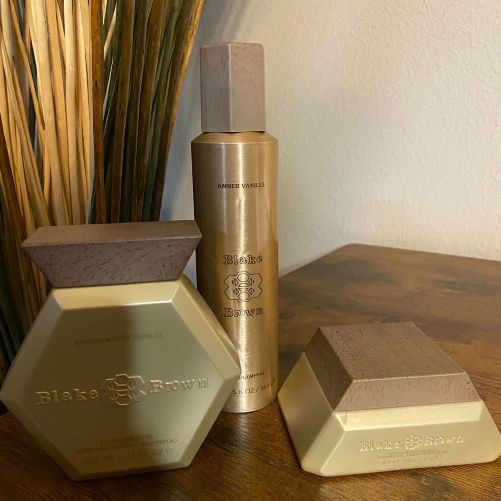 Blake & Brown Amber Vanille Fragrance Set of 3